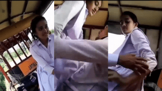 College Lovers Part She Off – Hot Scene