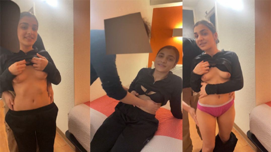 Boobs pressed slim nri babe ass bf