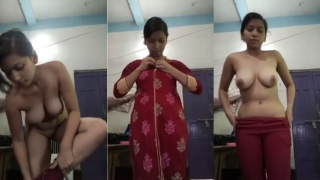 Teachers strip wild desi red full clip