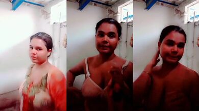 Big boobs oriya bhabhi nude XXX reel bathroom