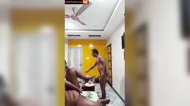 Budha Boss Fucking Big Boobs Bhabhi Rented Flat
